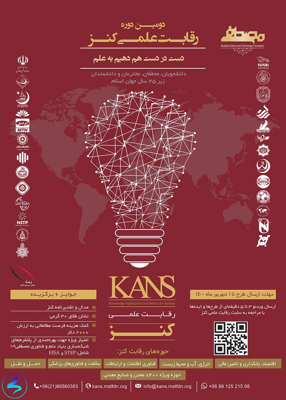 برگزاری دومین دوره رقابت علمی کنز