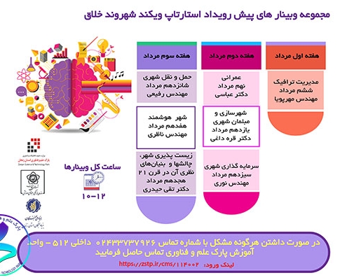 برگزاری مجموعه وبینار‌های پیش رویداد